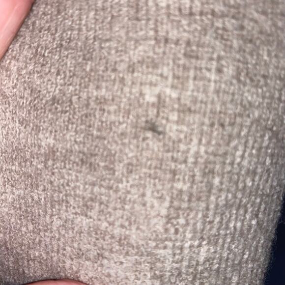 Wicked Wool Sweater M Tan Merino Wool Henley Button Neck Pullover Classic Read - Picture 9 of 10